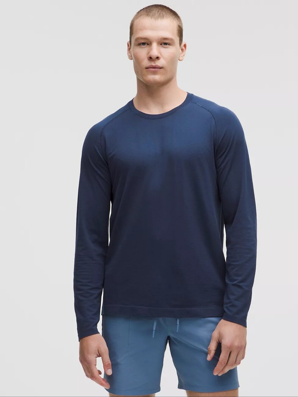 Lululemon Athletica Men's Long-Sleeve Crew — Deep Navy Size XXL